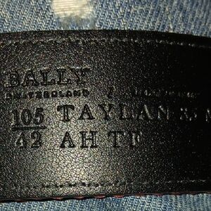 Bally Black Belt Accessories